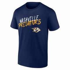 Nashville Predators Big & Tall Hustle Personalized Name & Number T-Shirt Navy