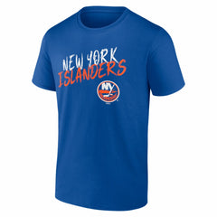 New York Islanders Hustle Personalized Name & Number T-Shirt Royal
