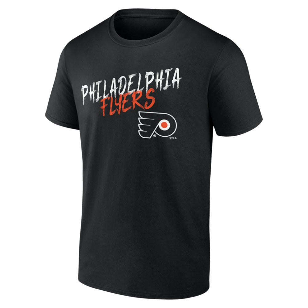 Philadelphia Flyers Hustle Personalized Name & Number T-Shirt Black