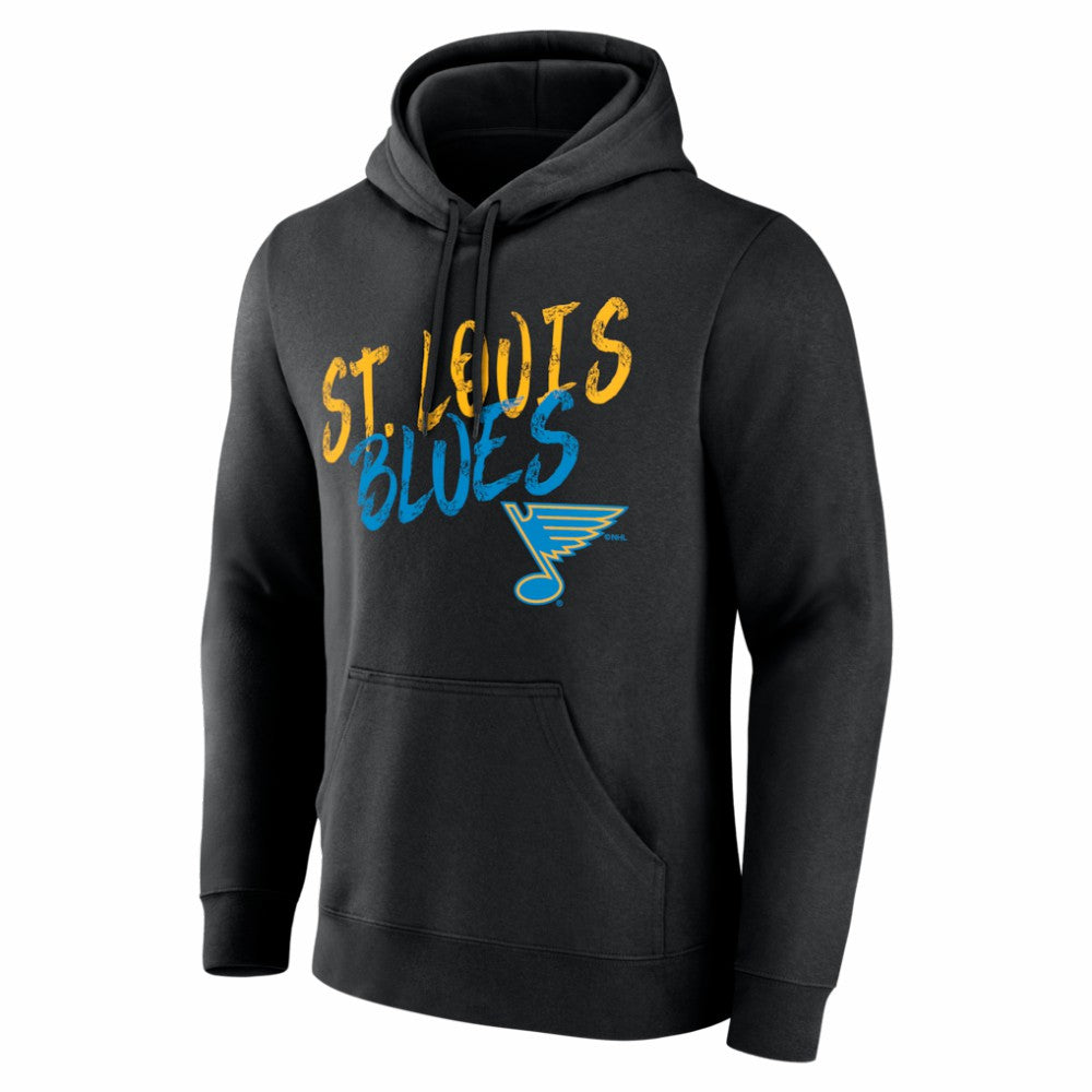 St. Louis Blues Hustle Personalized Name & Number Hoodie Black