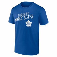 Toronto Maple Leafs Big & Tall Hustle Personalized Name & Number T-Shirt Blue