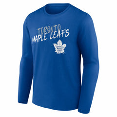 Toronto Maple Leafs Hustle Personalized Name & Number Long Sleeve T-Shirt Blue