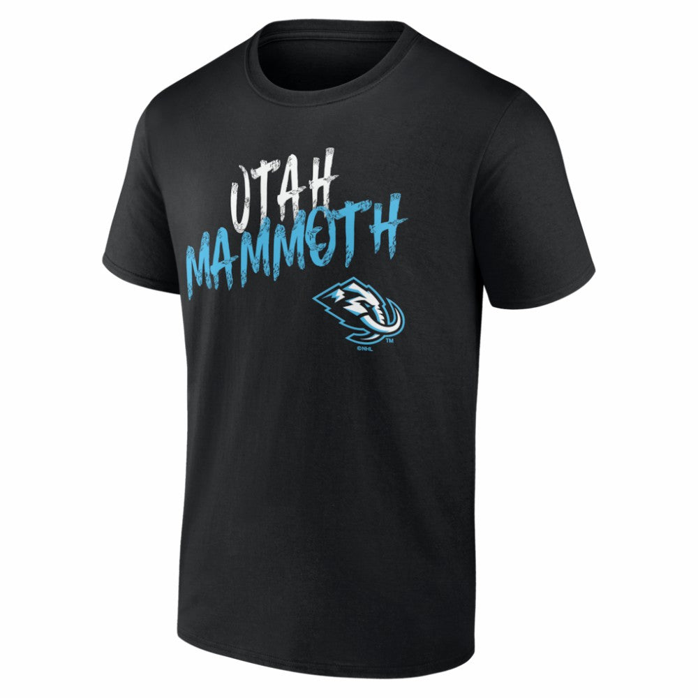 Utah Mammoth Hustle Personalized Name & Number T-Shirt Black