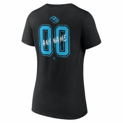 Utah Mammoth Women's Hustle Personalized Name & Number V-Neck T-Shirt Black