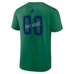Vancouver Canucks Hustle Personalized Name & Number T-Shirt Green