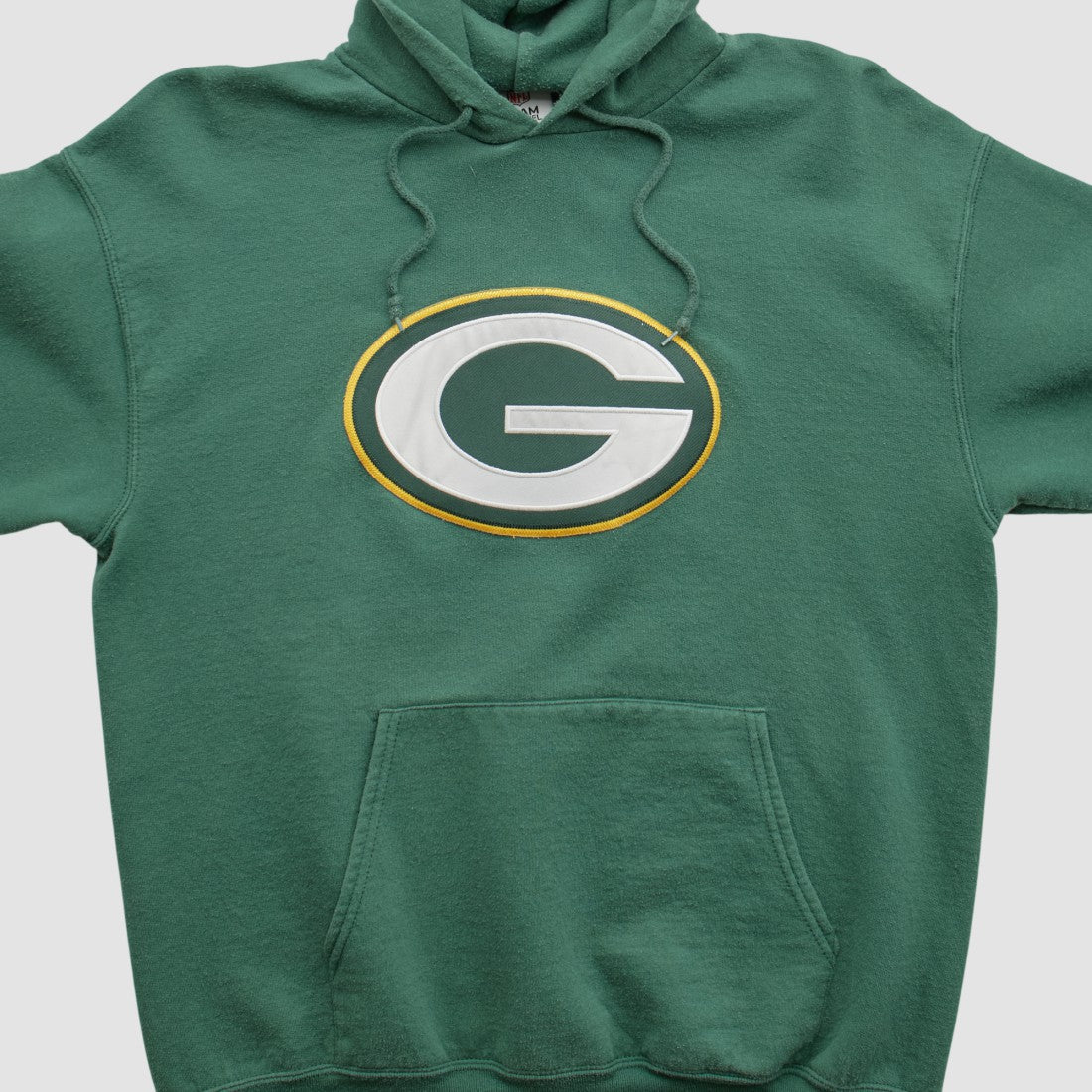 Green Bay Packers NFL 2010s Hooded Pullover Sweatshirt - Green Vintage discount