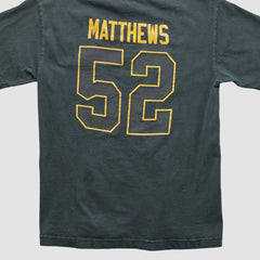 Green Bay Packers Reebok 2000s T-shirt - Black Vintage discount
