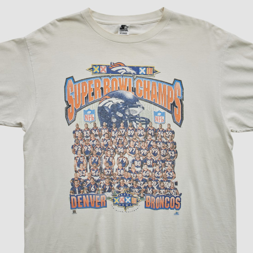 Denver Broncos Starter 1998 T-shirt - White Vintage online