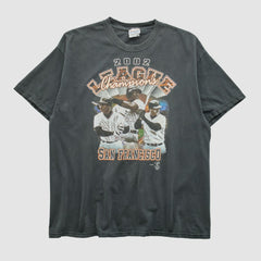 San Francisco Giants Hanes 2002 T-shirt - Black Vintage