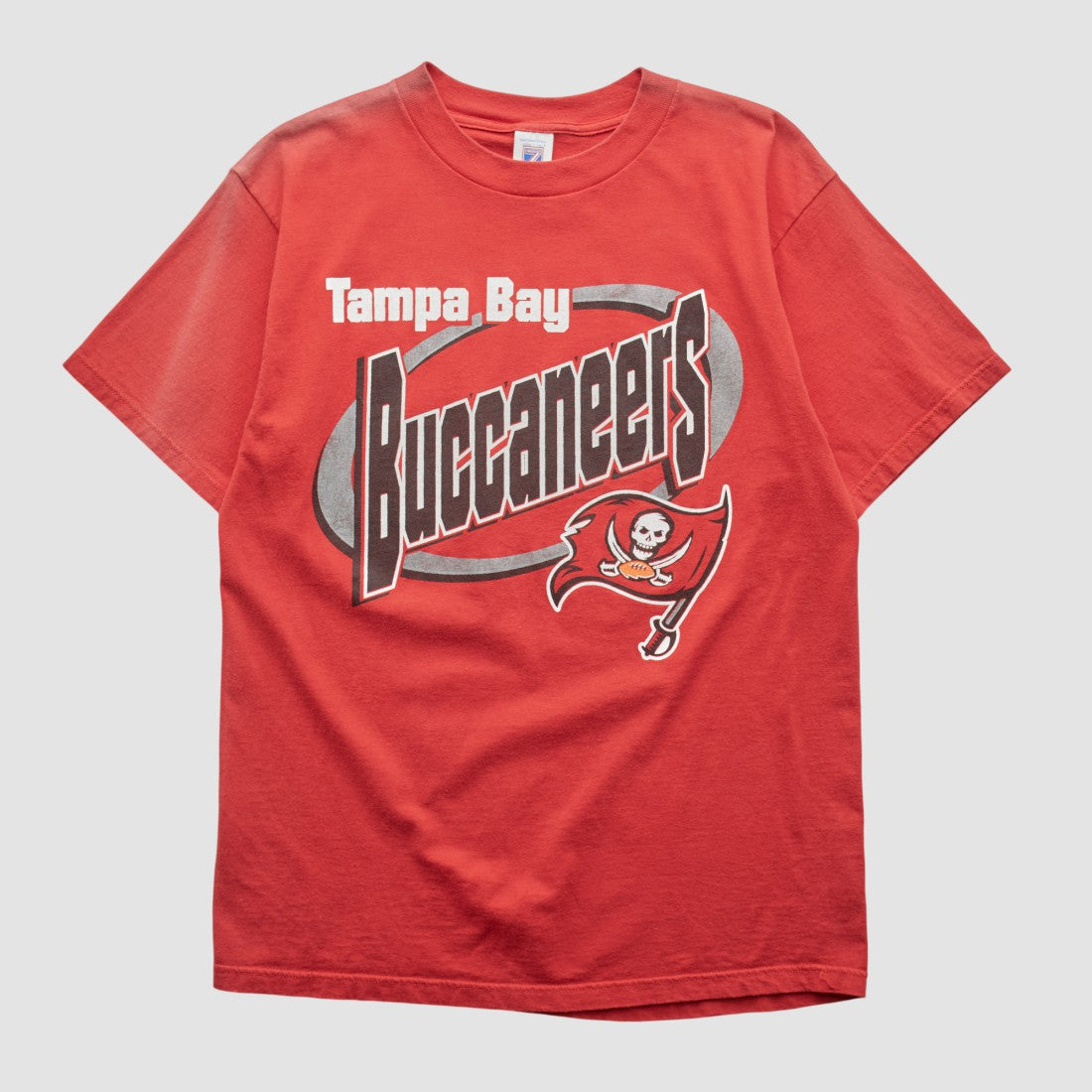 Tampa Bay Buccaneers Logo 7 T-shirt - Red Vintage online
