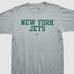 New York Jets Reebok 2000s T-shirt - Heather Gray Vintage on sale