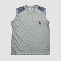 New England Patriots NFL Tank - Heather Gray Vintage sale