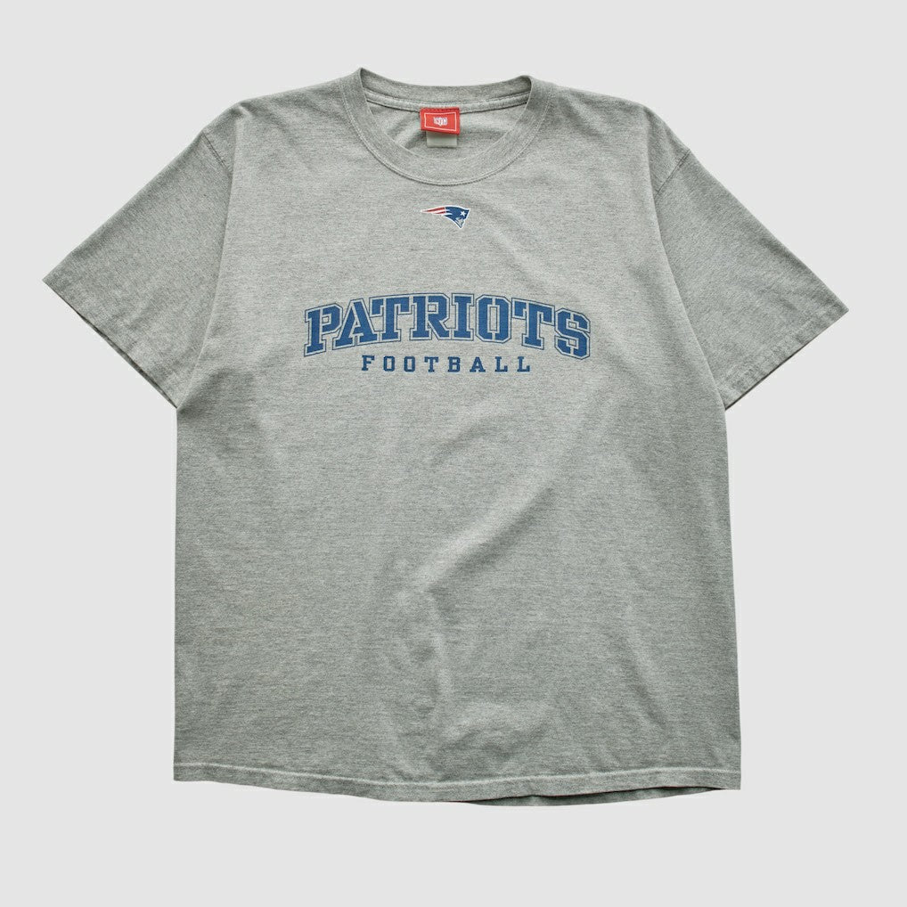 New England Patriots NFL 2000s T-shirt - Heather Gray Vintage outlet