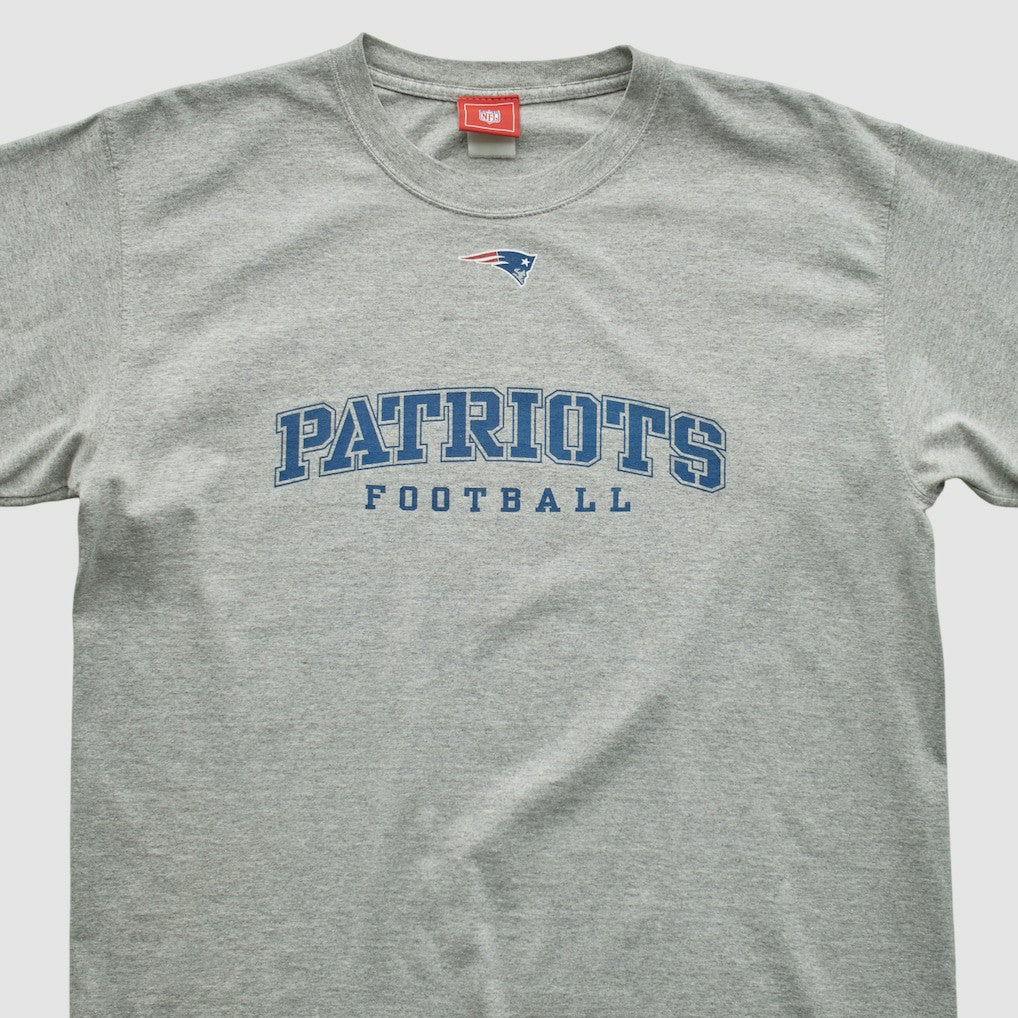 New England Patriots NFL 2000s T-shirt - Heather Gray Vintage outlet