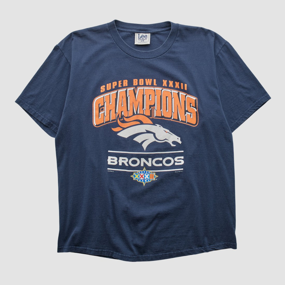 Denver Broncos Lee Sport 1998 T-shirt - Navy Vintage cheap