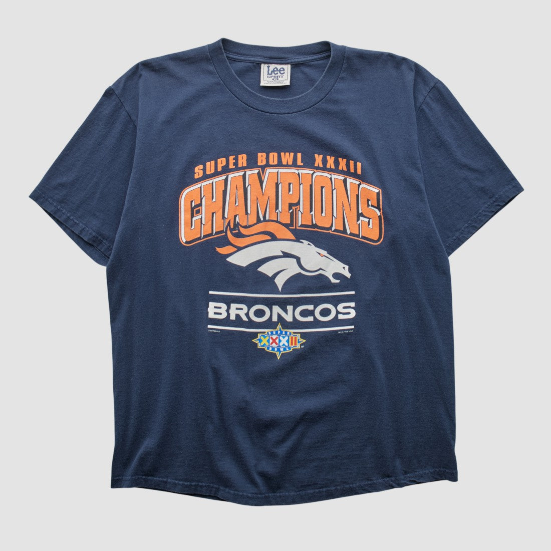 Denver Broncos Lee Sport 1998 T-shirt - Navy Vintage cheap