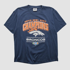 Denver Broncos Lee Sport 1998 T-shirt - Navy Vintage cheap