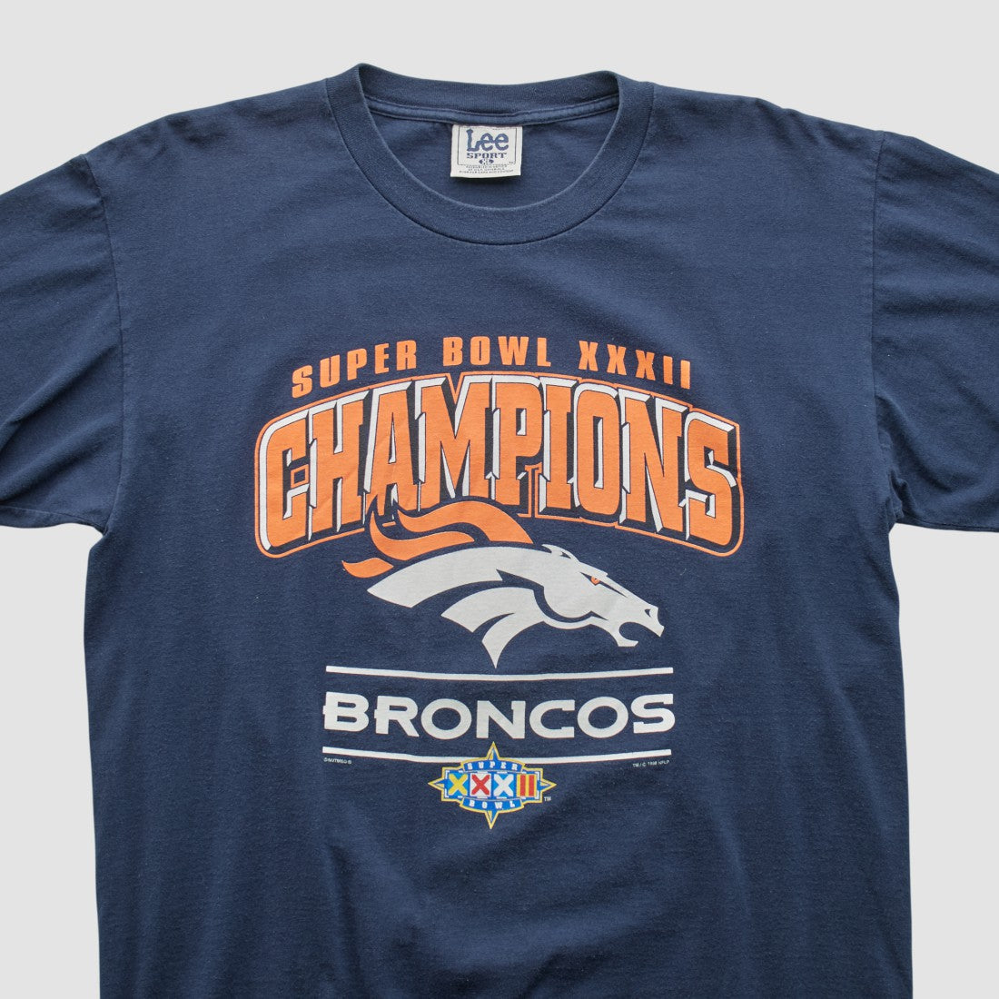 Denver Broncos Lee Sport 1998 T-shirt - Navy Vintage cheap