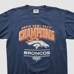 Denver Broncos Lee Sport 1998 T-shirt - Navy Vintage cheap