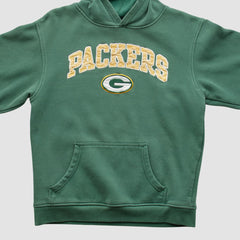 Green Bay Packers NFL 2000s Hooded Pullover Sweatshirt - Green Vintage discount