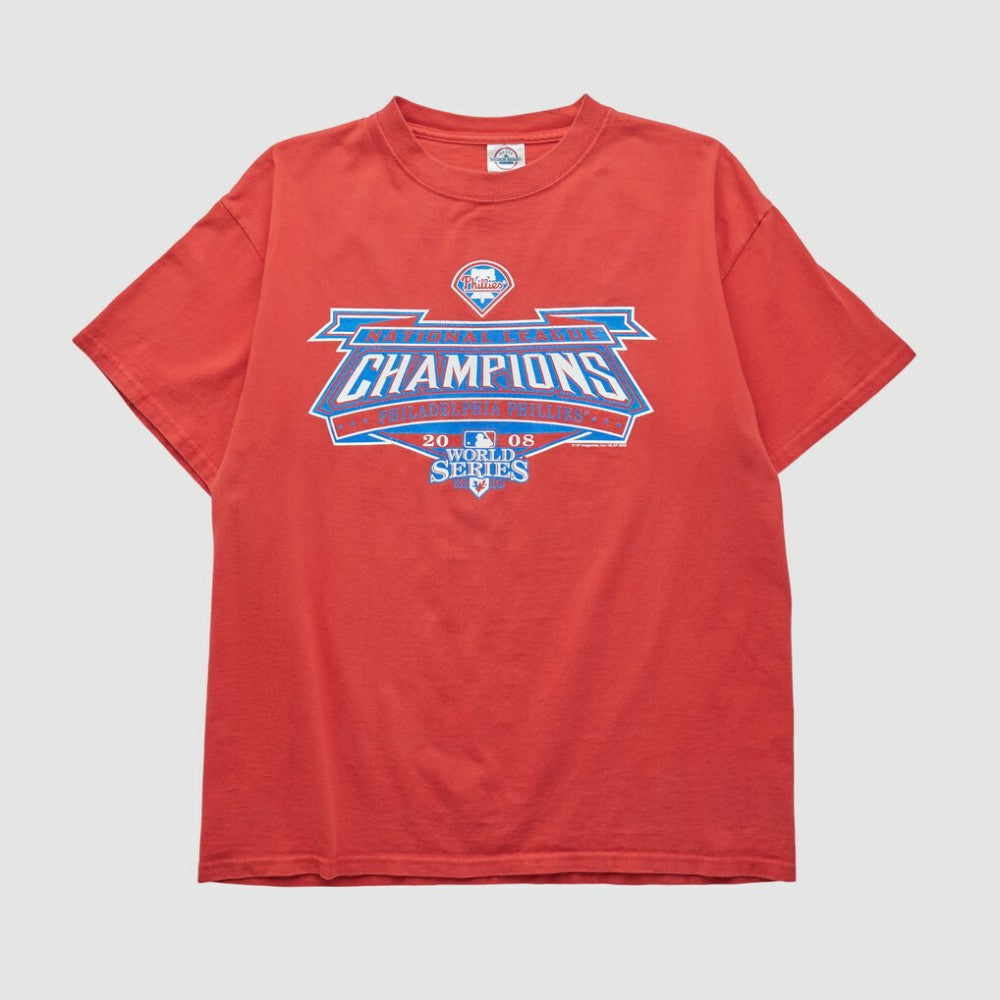 MLB World Series Delta 2008 T-shirt - Red Vintage