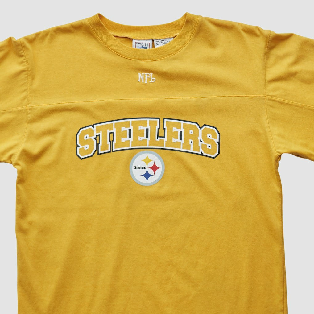 Pittsburgh Steelers NFL 2000s Long Sleeve T-shirt - Yellow Vintage outlet
