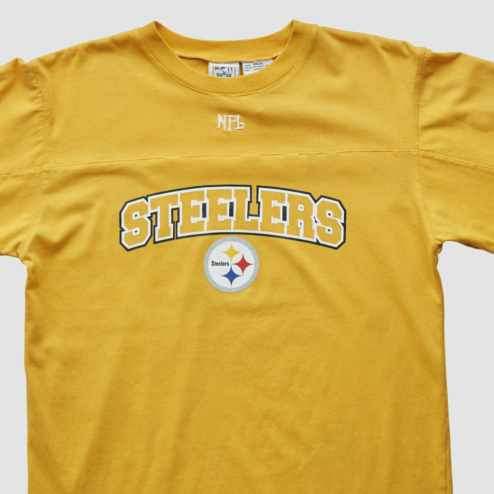 Pittsburgh Steelers NFL 2000s Long Sleeve T-shirt - Yellow Vintage outlet