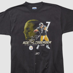 Pittsburgh Steelers Reebok 2008 T-shirt - Charcoal Vintage cheap