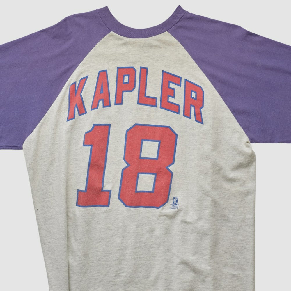 Texas Rangers Logo Athletic T-shirt - Heather Gray Vintage