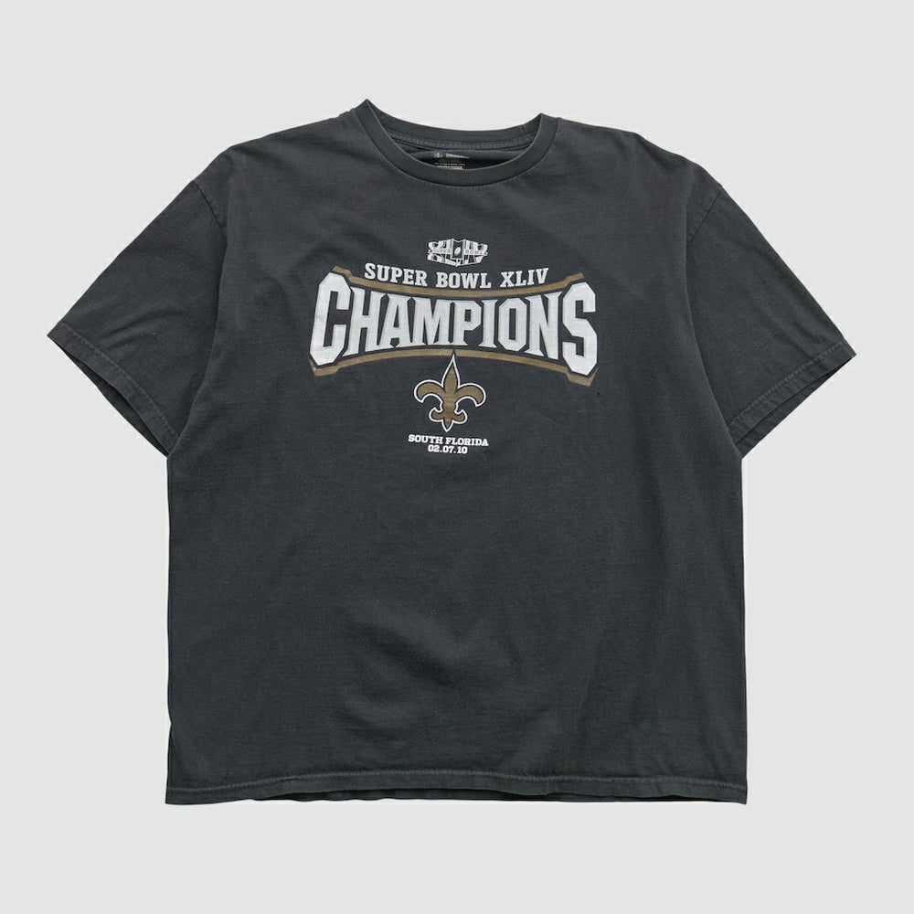 New Orleans Saints NFL 2010 T-shirt - Black Vintage discount