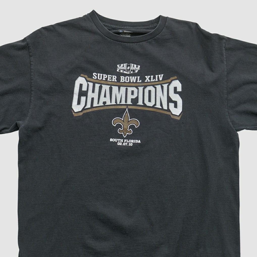New Orleans Saints NFL 2010 T-shirt - Black Vintage discount