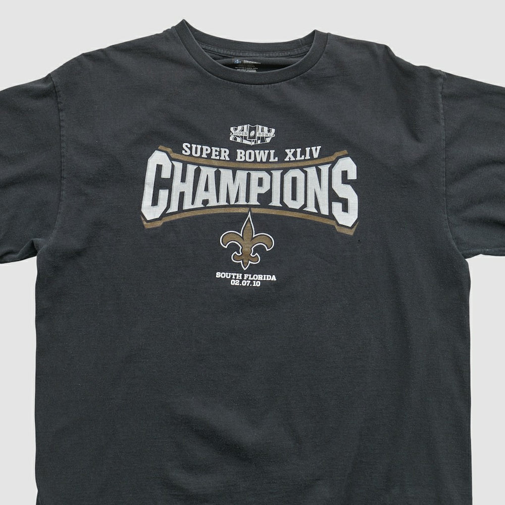 New Orleans Saints NFL 2010 T-shirt - Black Vintage discount