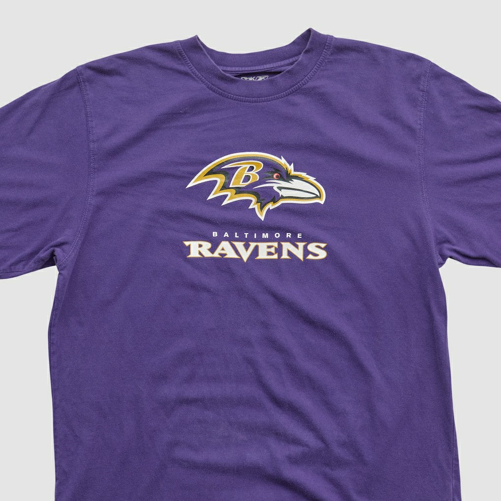 Baltimore Ravens Reebok 2000s T-shirt - Purple Vintage sale