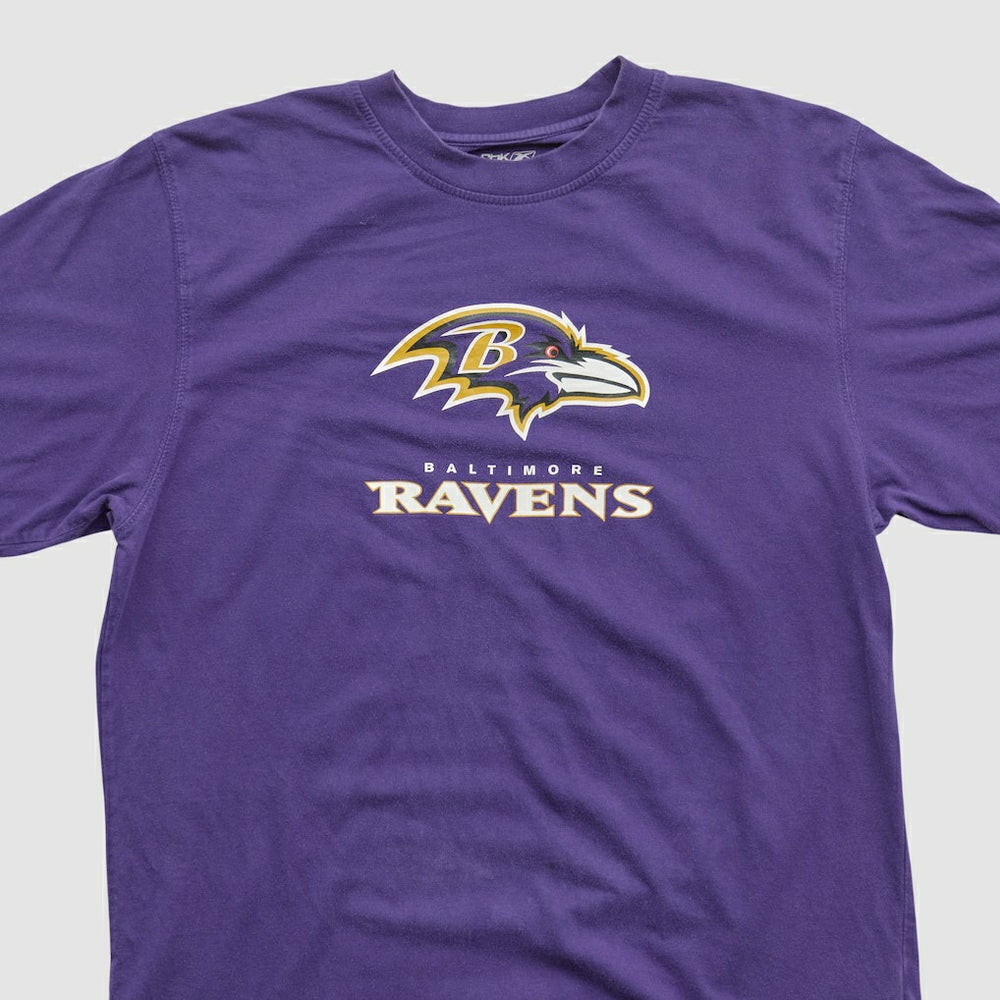 Baltimore Ravens Reebok 2000s T-shirt - Purple Vintage sale