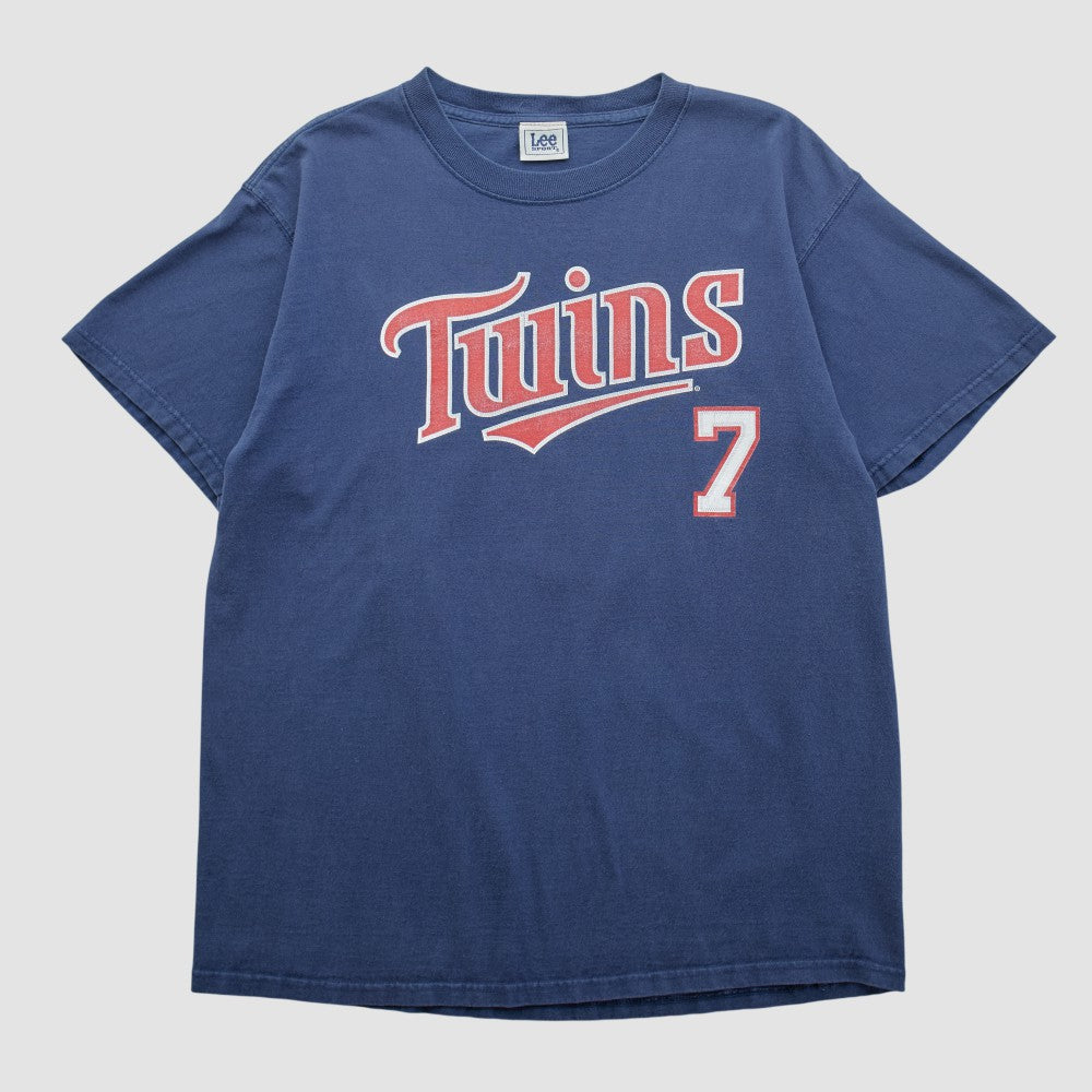 Minnesota Twins Lee Sport 2000s T-shirt - Navy Vintage