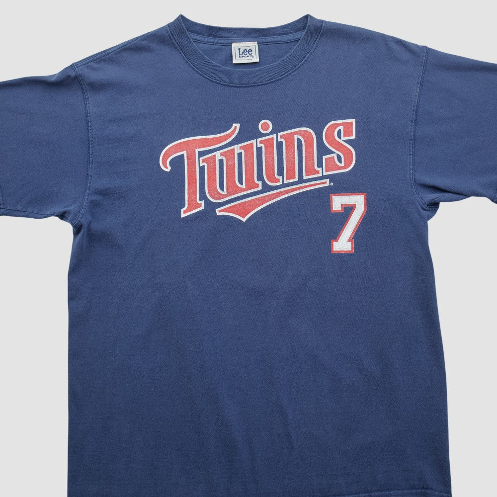 Minnesota Twins Lee Sport 2000s T-shirt - Navy Vintage