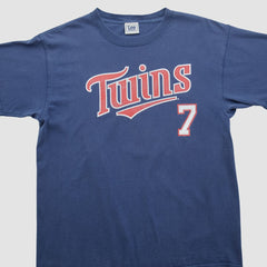 Minnesota Twins Lee Sport 2000s T-shirt - Navy Vintage