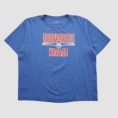 New York Giants Reebok T-shirt - Blue Vintage sale