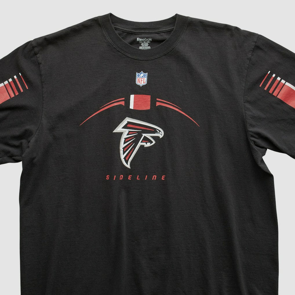 Atlanta Falcons Reebok 2000s T-shirt - Black Vintage sale
