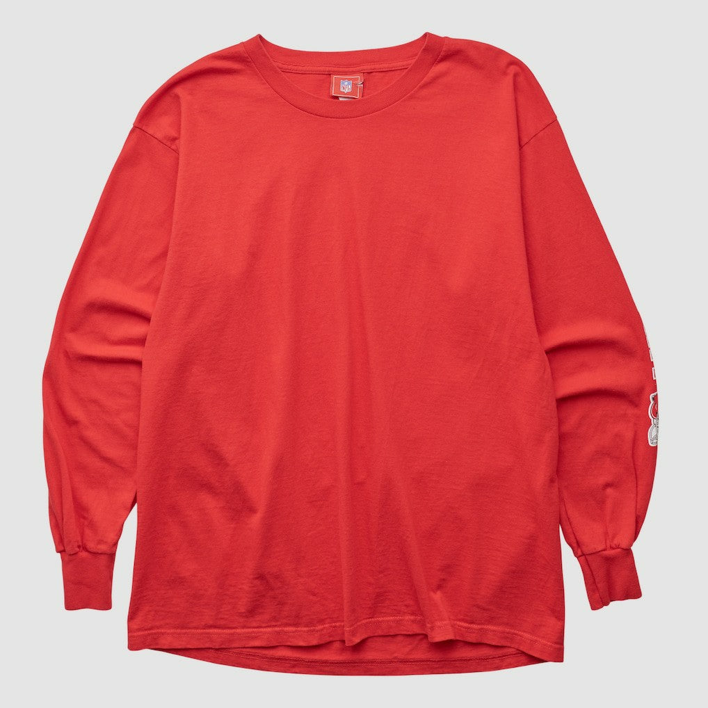 Kansas City Chiefs NFL 2000s Long Sleeve T-shirt - Red Vintage online