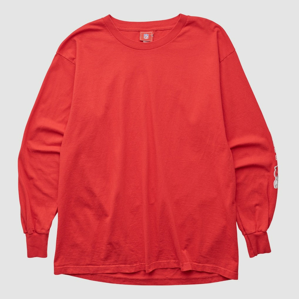 Kansas City Chiefs NFL 2000s Long Sleeve T-shirt - Red Vintage online