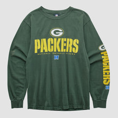 Green Bay Packers NFL 2010s Long Sleeve T-shirt - Green Vintage for sale