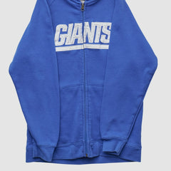New York Giants NFL 2010s Hooded Full Zip Sweatshirt - Blue Vintage for sale