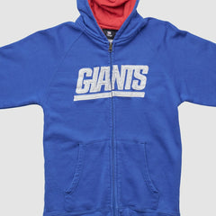 New York Giants NFL 2010s Hooded Full Zip Sweatshirt - Blue Vintage for sale