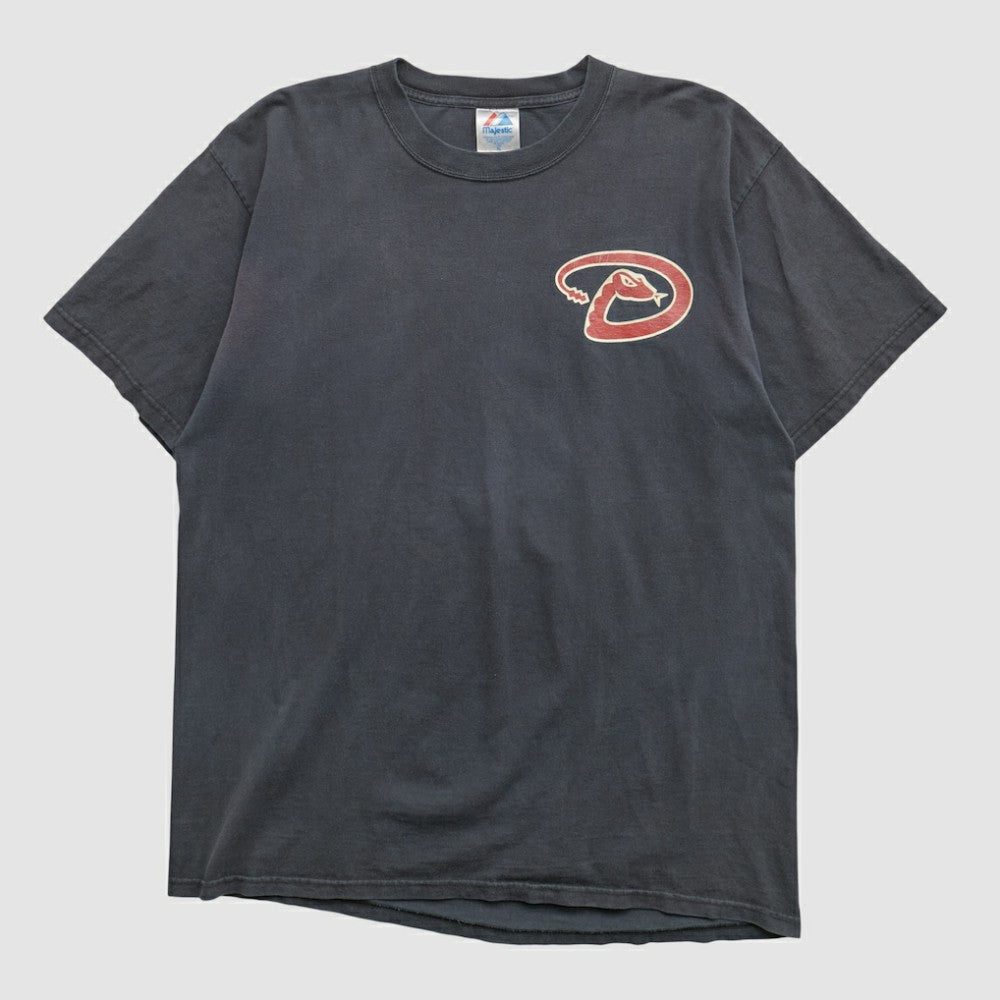 Arizona Diamondbacks Majestic 2000s T-shirt - Black Vintage