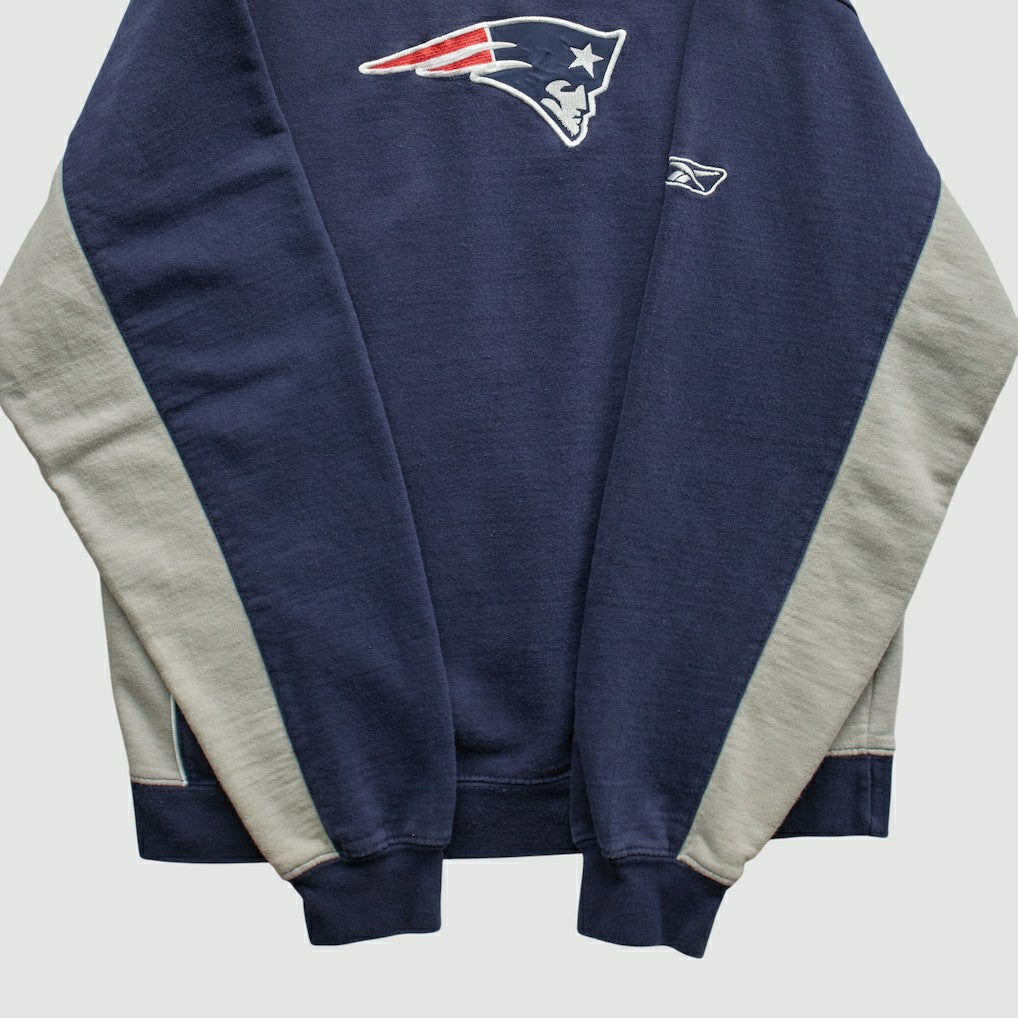 New England Patriots Reebok 2000s Pullover Sweatshirt - Navy Vintage outlet