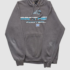 Carolina Panthers NFL 2010s Hooded Pullover Sweatshirt - Dark Heather Gray Vintage for sale