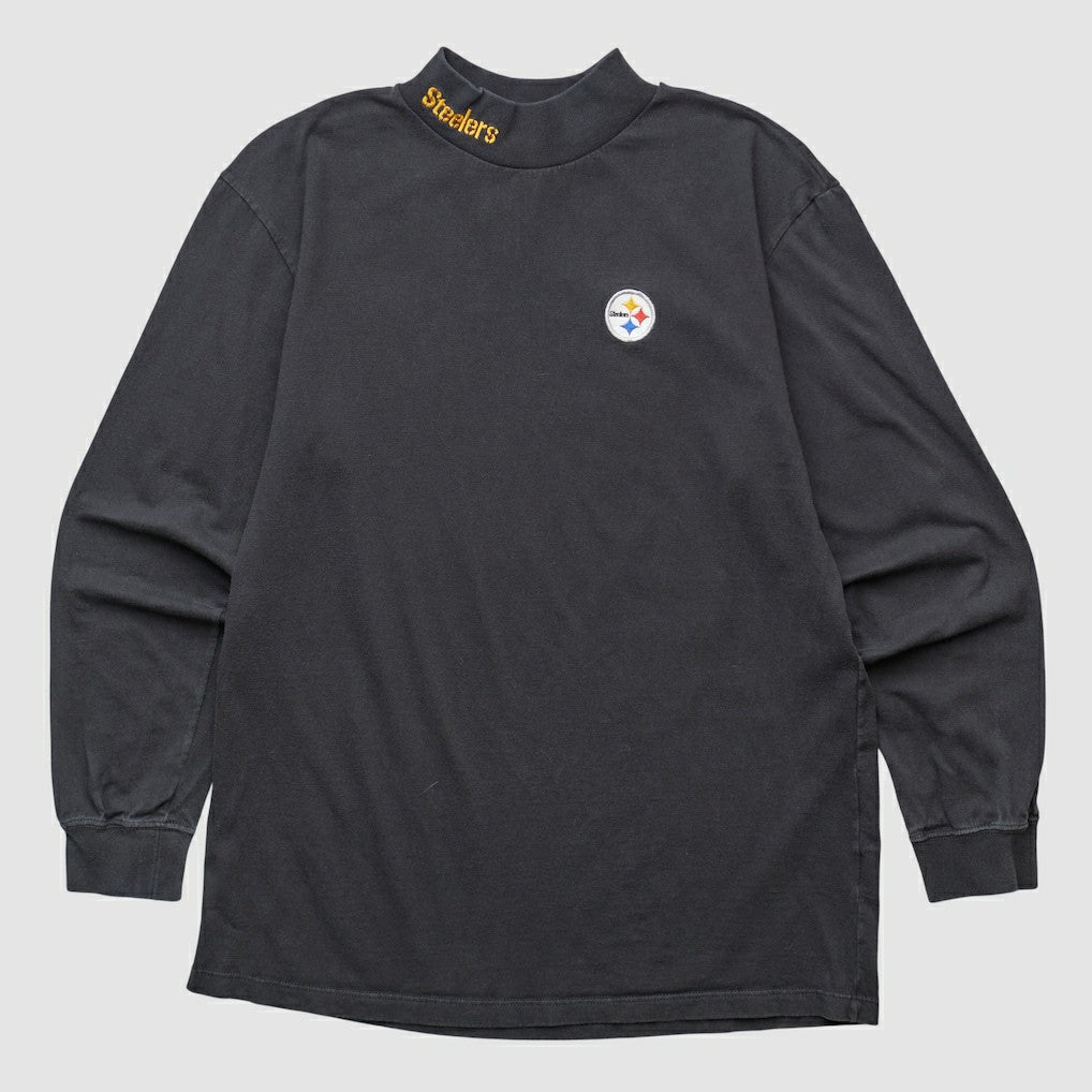 Pittsburgh Steelers NFL 2000s Long Sleeve T-shirt - Black Vintage cheap
