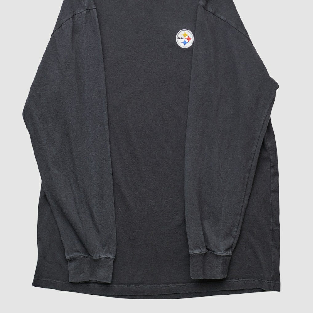 Pittsburgh Steelers NFL 2000s Long Sleeve T-shirt - Black Vintage cheap