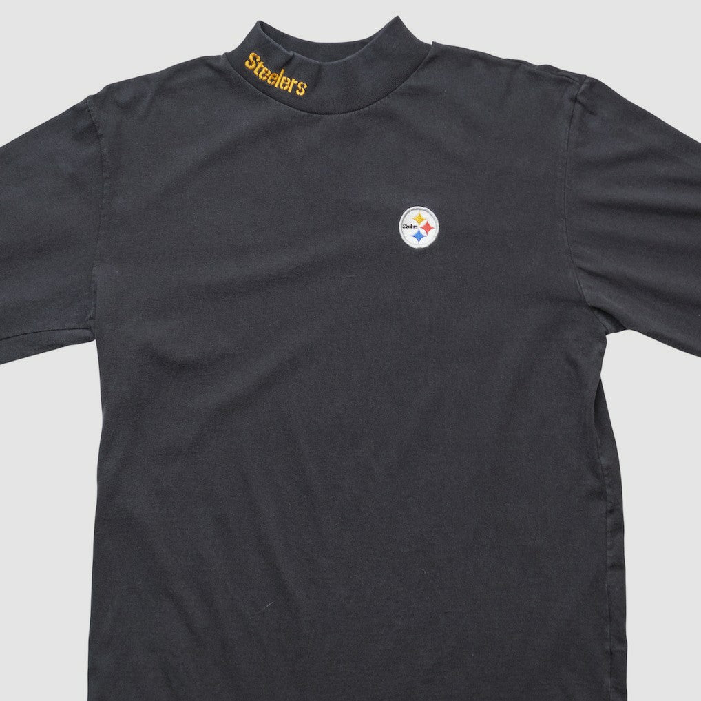 Pittsburgh Steelers NFL 2000s Long Sleeve T-shirt - Black Vintage cheap